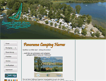 Tablet Screenshot of camping-harras.de